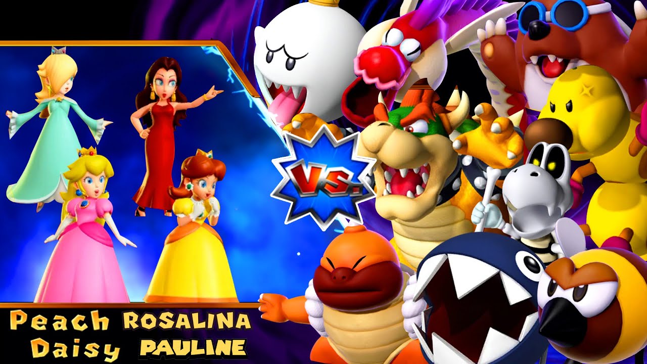 【マリオパーティ9 + Jamboree】ボスゲートバトル プリンセスたちはクッパとボスを倒せるでしょうか？