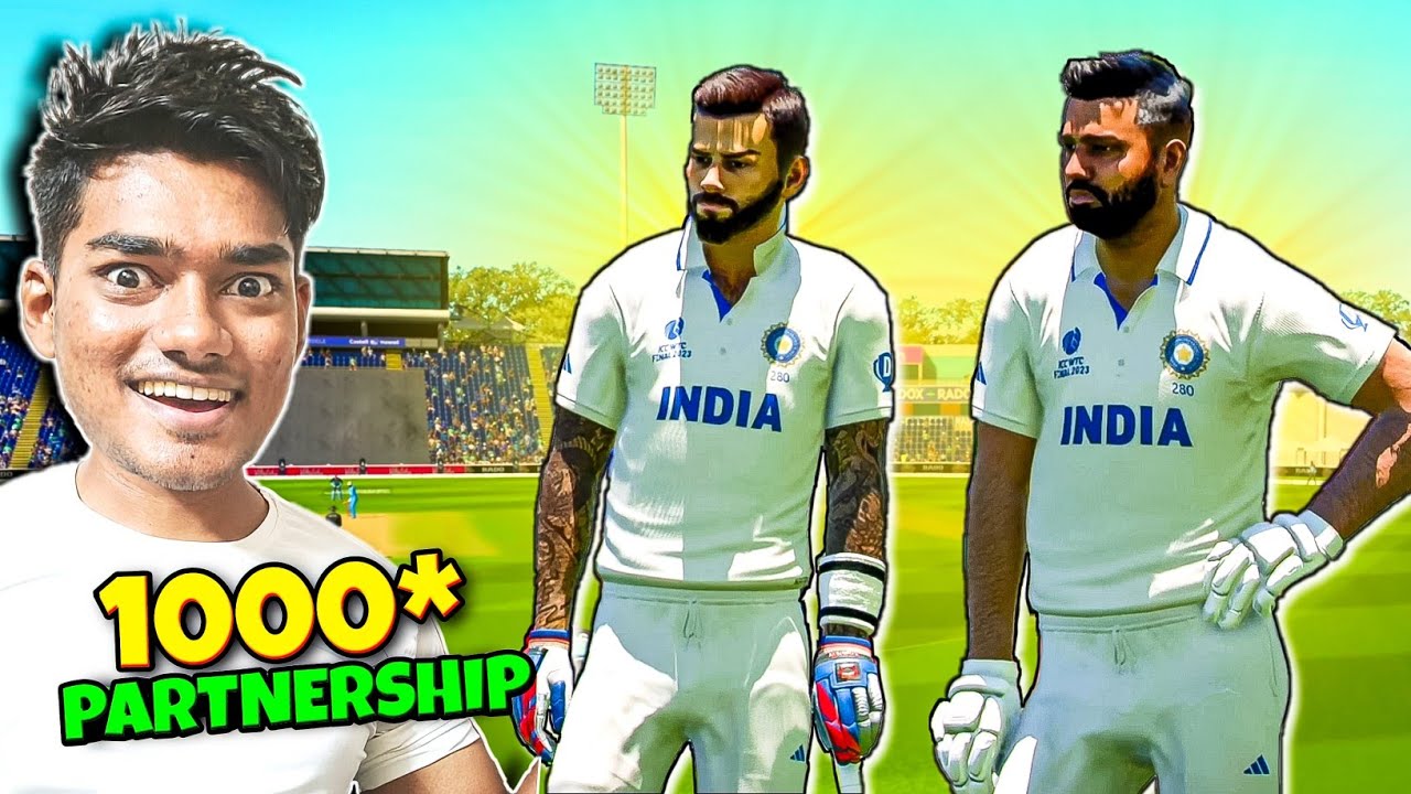 ROHIT & VIRAT Hit 1000 RUNS in FAREWELL MATCH! 🥺🔥 CRICKET 24