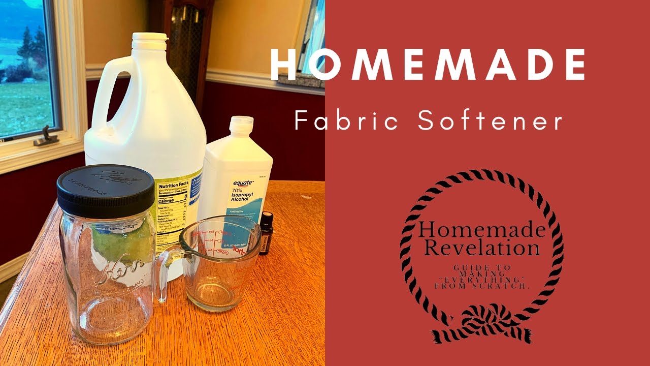 Homemade Fabric Softener