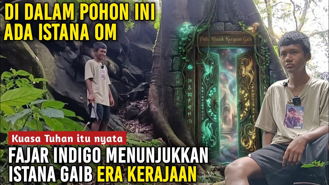 Kuasa Tuhan !! Bocah misterius fajar indigo menunjukkan di dalam pohon ada istana emas