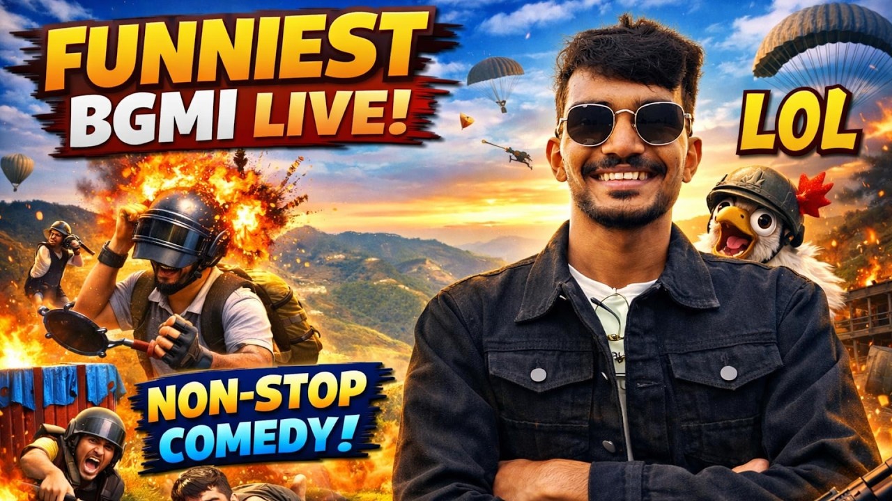 FUNNIEST BGMI LIVE EVER 😂 | Non-Stop Comedy & Trolling | BGMI Live | Battlegrounds Mobile India