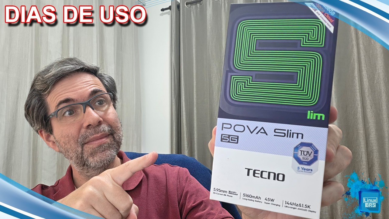 TECNO POVA SLIM 5G - REVIEW - DIAS DE USO - MINHA EXPERIÊNCIA