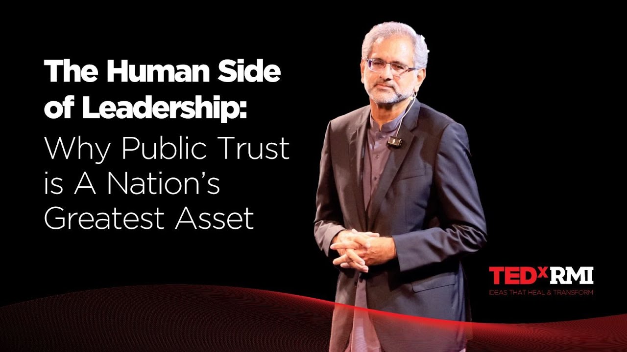 Good governance begins with integrity | Shahid Khaqan Abbasi | TEDxRMI