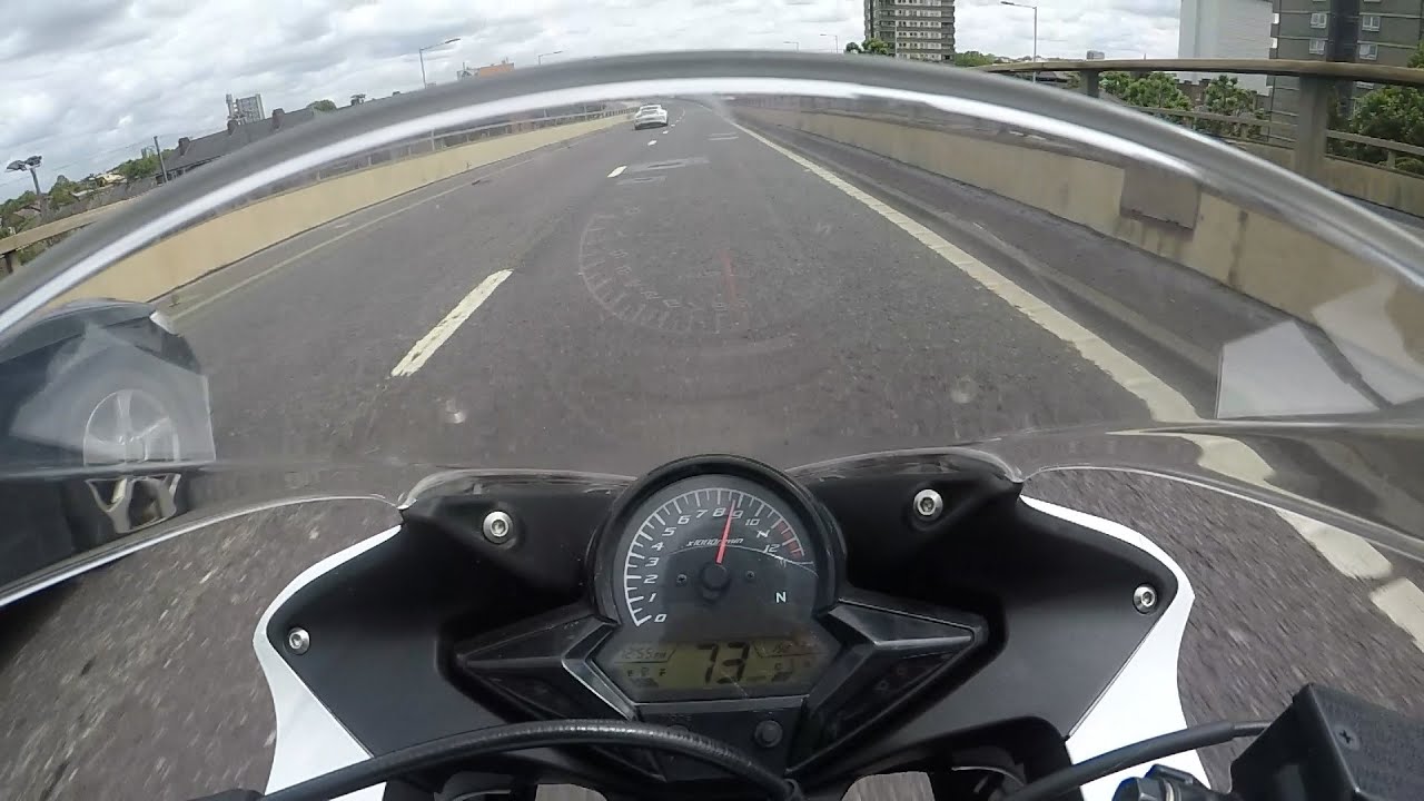 TOP SPEED! - RIDE TO LONDON - Honda CBR125R