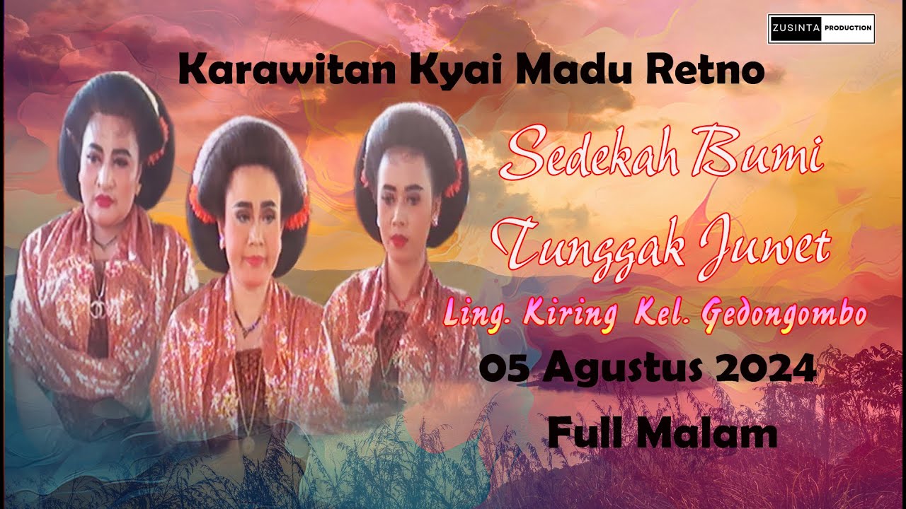Seni Tayub Tuban / Nyi Mirawati, Nyi Pujinah, Nyi Inayah / sedekah bumi tunggak juwet / Full Malam