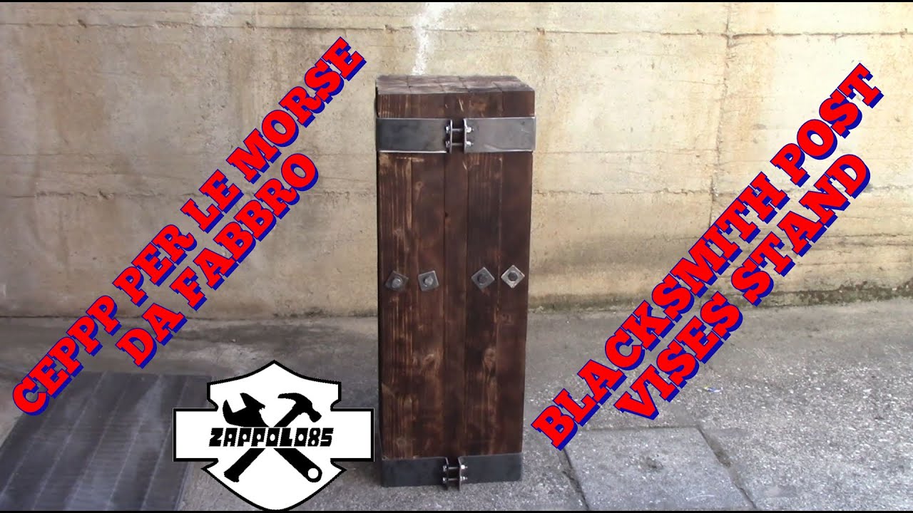 🛠Fai Da Te🛠 - Come ho fatto un ceppo per le morse da fabbro, how i made a blacksmith post vise sta