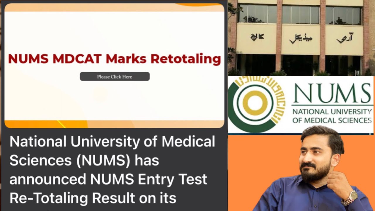 NUMS has Announced Entry Test Re-Totaling Result on its Portal