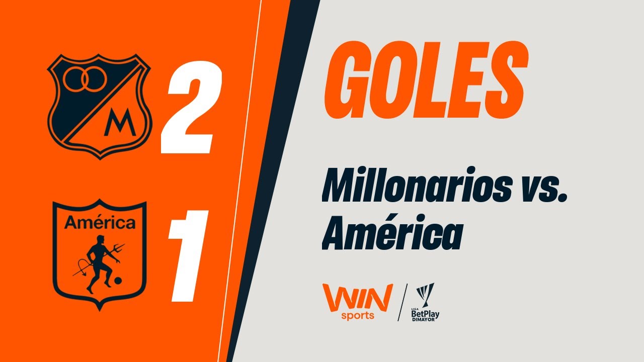 Millonarios vs. América (goles) | Liga BetPlay Dimayor 2025-2 | Fecha 14