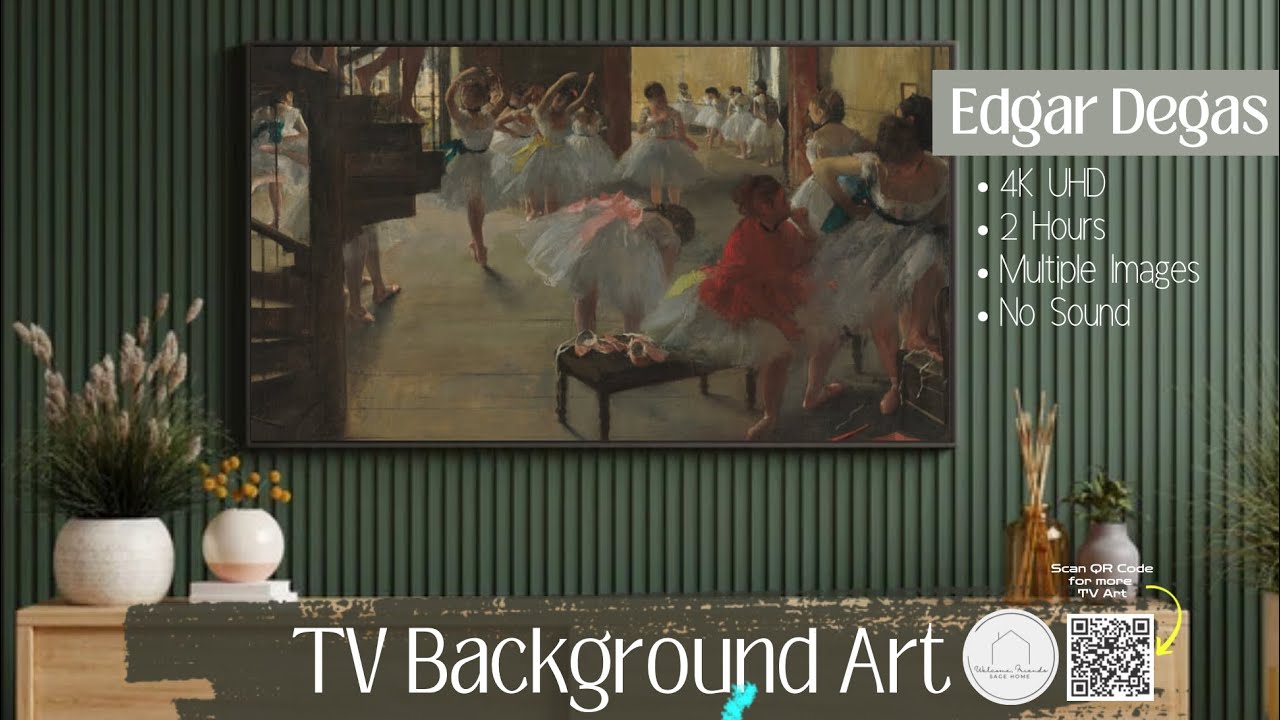TV Art | Edgar Degas | Classic Paintings | Frame TV Screensaver | Smart TV Background Art | 2 Hours