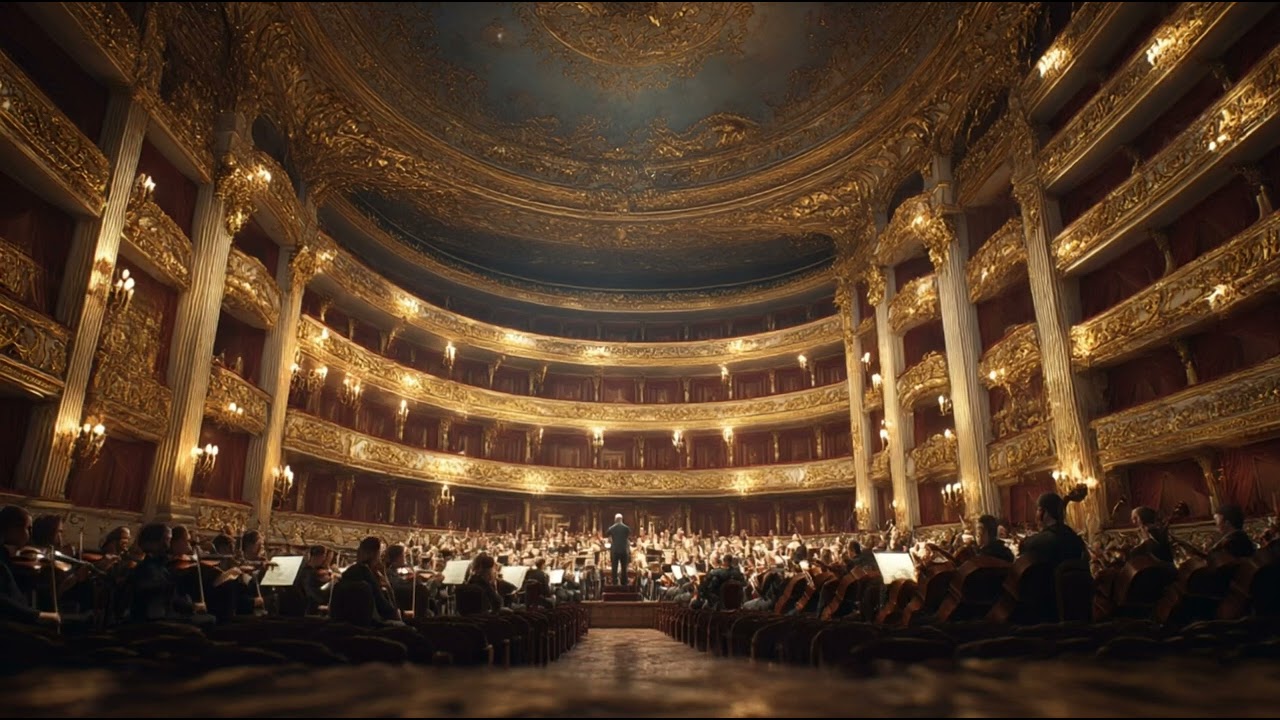 Grand Theatre Ambience 🎭 Live Orchestra Performance