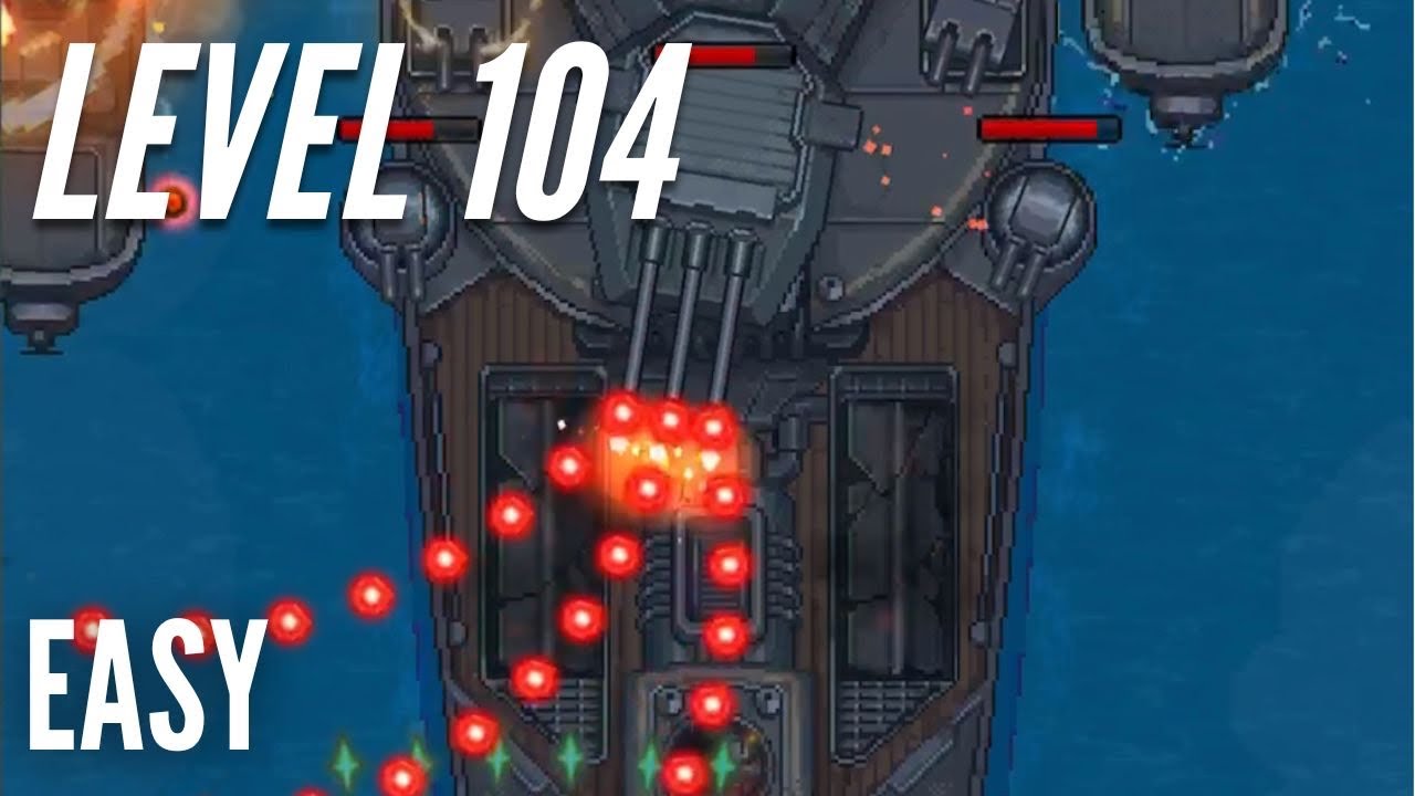 1945 Air Force Game BOSS Level 104 (EASY) | The Battle of the Coral Sea