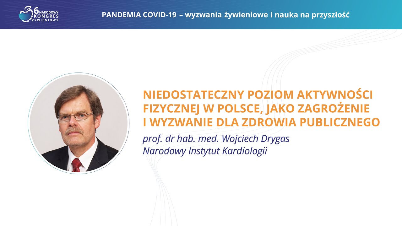 Niedostateczny poziom aktywności fiz. w Polsce, jako zagrożenie i wyzwanie dla zdrowia publicznego.