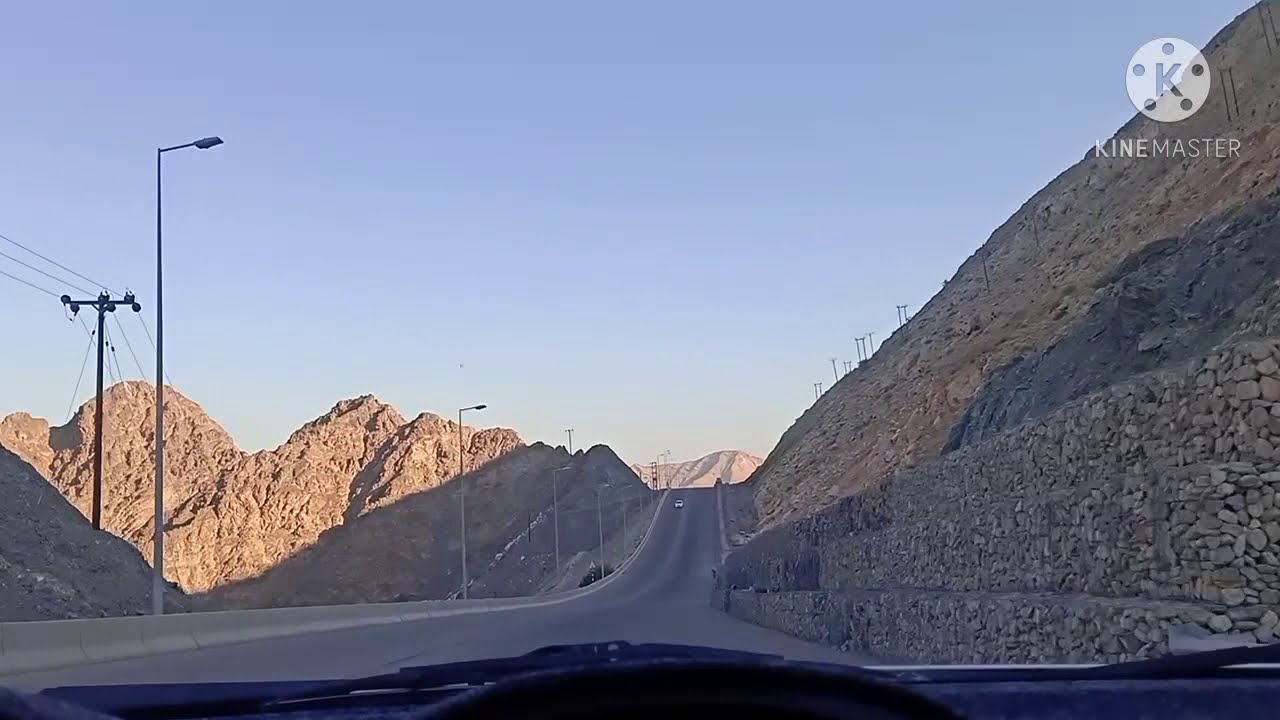 way to qantab beach🏖️,travel view.... Oman ,muscat🏖️