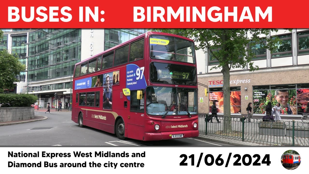 Buses in Birmingham 21/06/2024