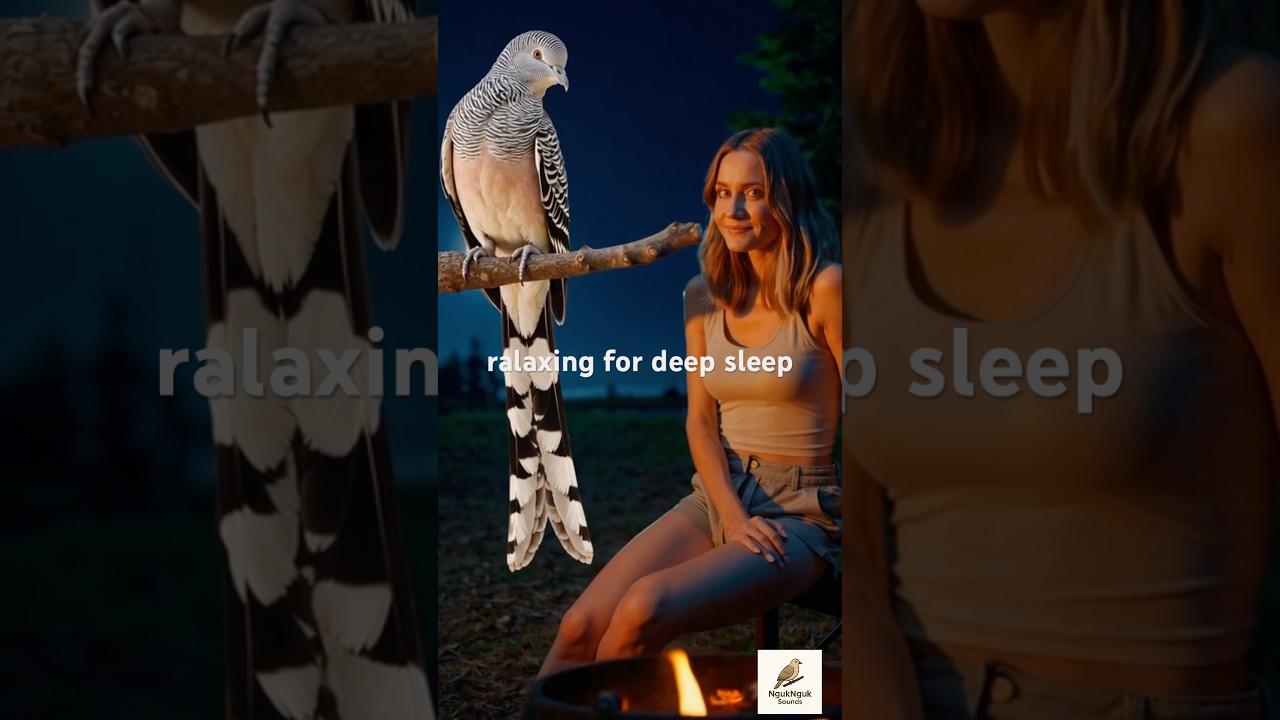 sounds bird relaxation for deep sleep #relax #sound #soundrelaxation #birds #zebradove #campfire