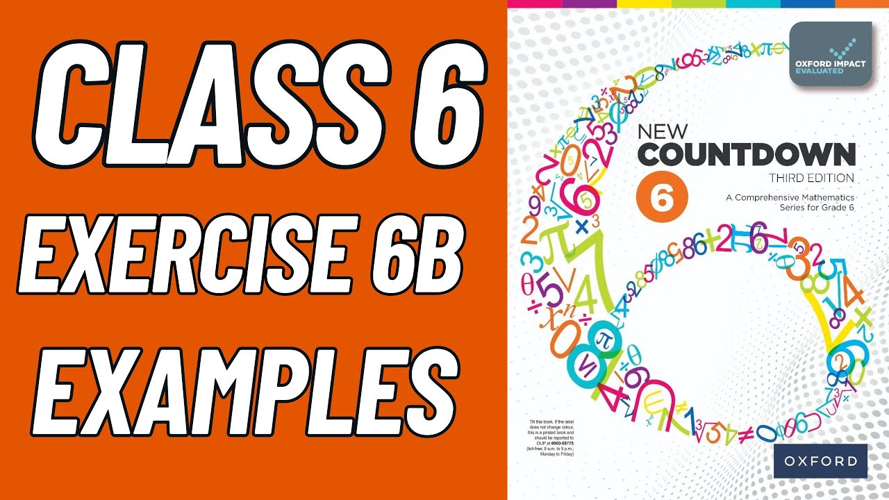 Class 6 Math Exercise 6B Examples | Countdown 6 | OXFORD SYLLABUS | Math with Afshan #mathematics