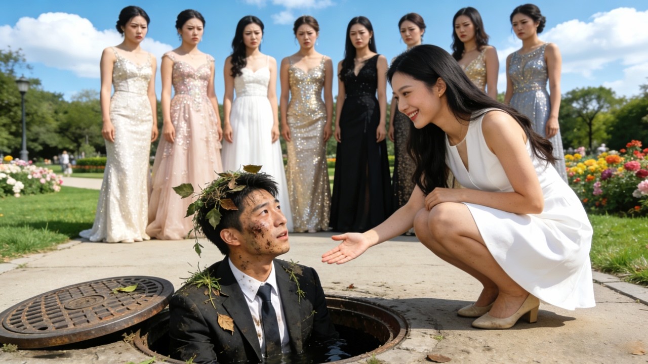 CEO Accidentally Fell Into Sewer And Was Mistaken For Beggar. Only Kind Girl Took Him In, Love Came!
