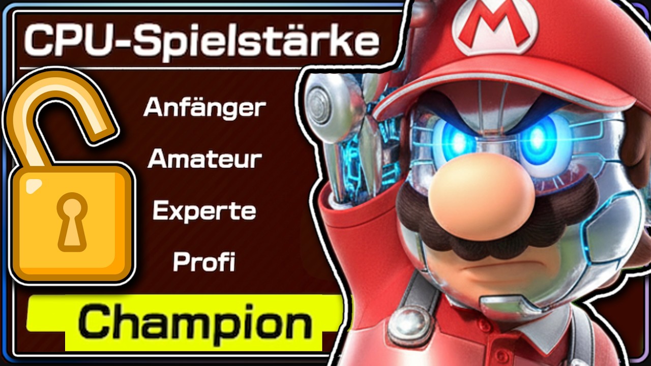 Mario Tennis Fever - ALLE CPU Schwierigkeitsgrade freischalten! (Experte, Profi, Guide)