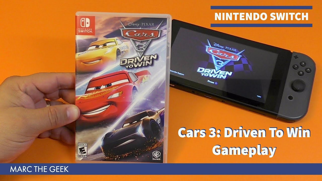 Nintendo Switch Cars 3: Driven To Win Gameplay