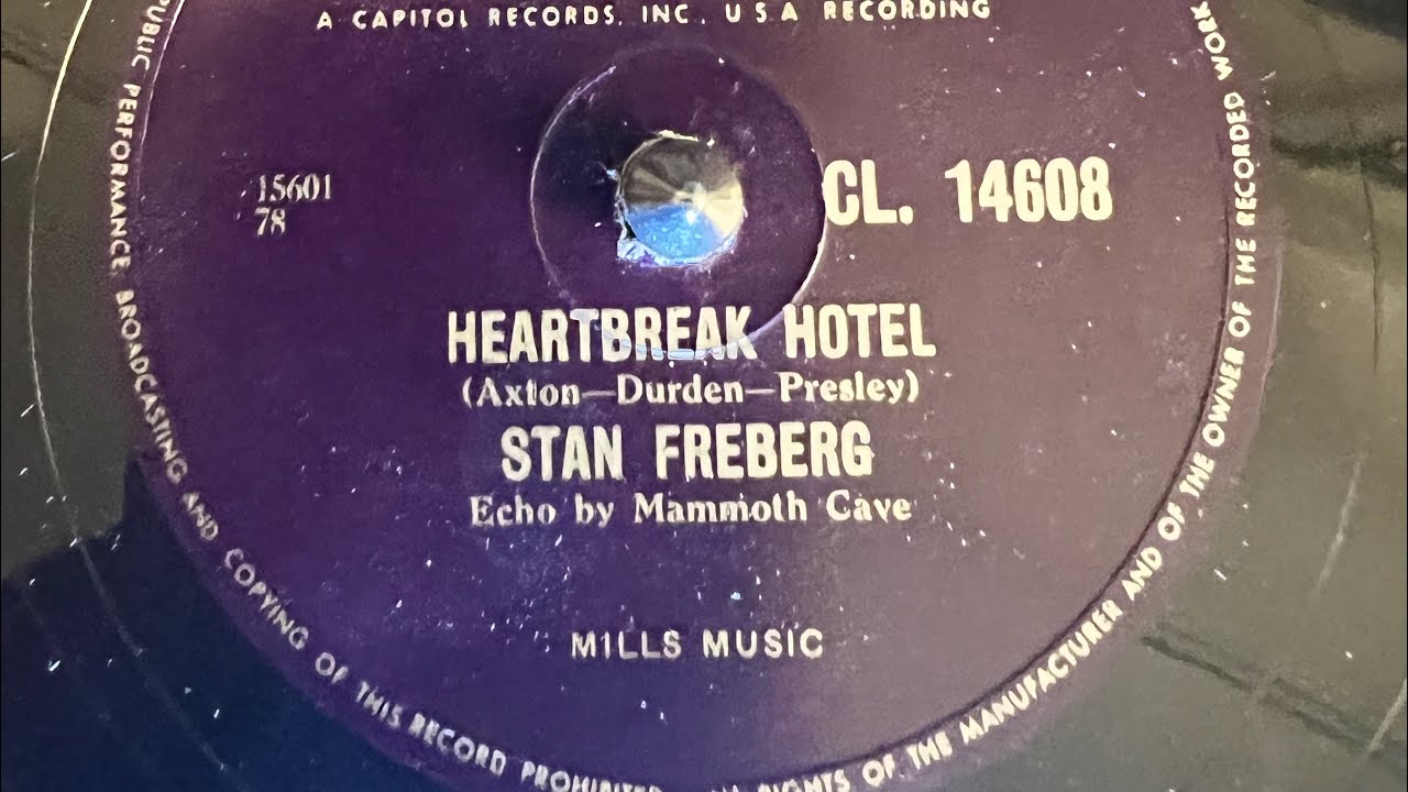Stan Freberg Heartbreak Hotel 78rpm