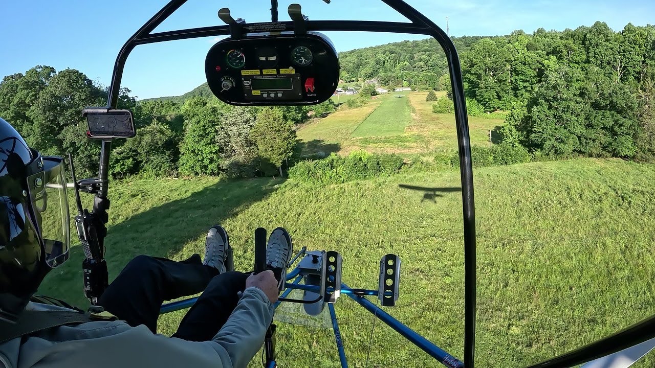 Evening flight to Urbin's Airfield in the Quicksilver Sport 2S with Mitch in the lead plane.
