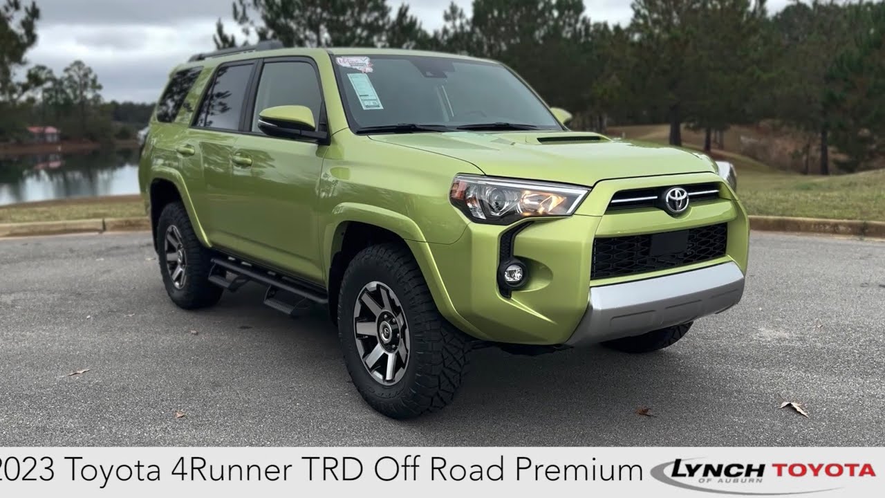 2023 Toyota 4Runner TRD Off Road Premium in Lime Rush - Stock #37117