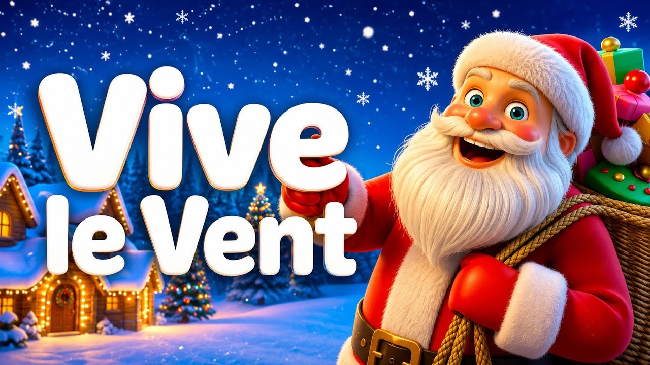 Vive le Vent 🎄 La Plus Belle Chanson de Noël pour Enfants