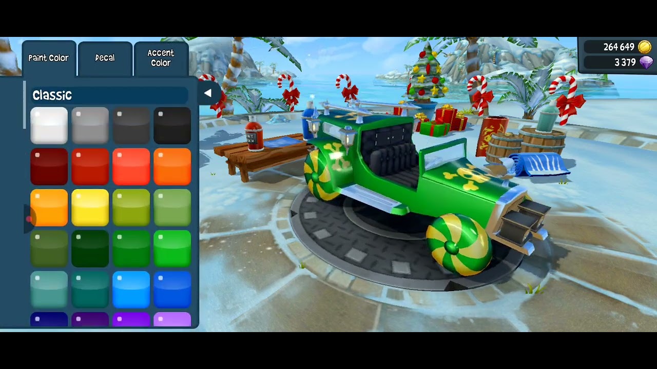 Temporary color pattern gameplay with Spookster | Multicolored | Beach Buggy Racing 2