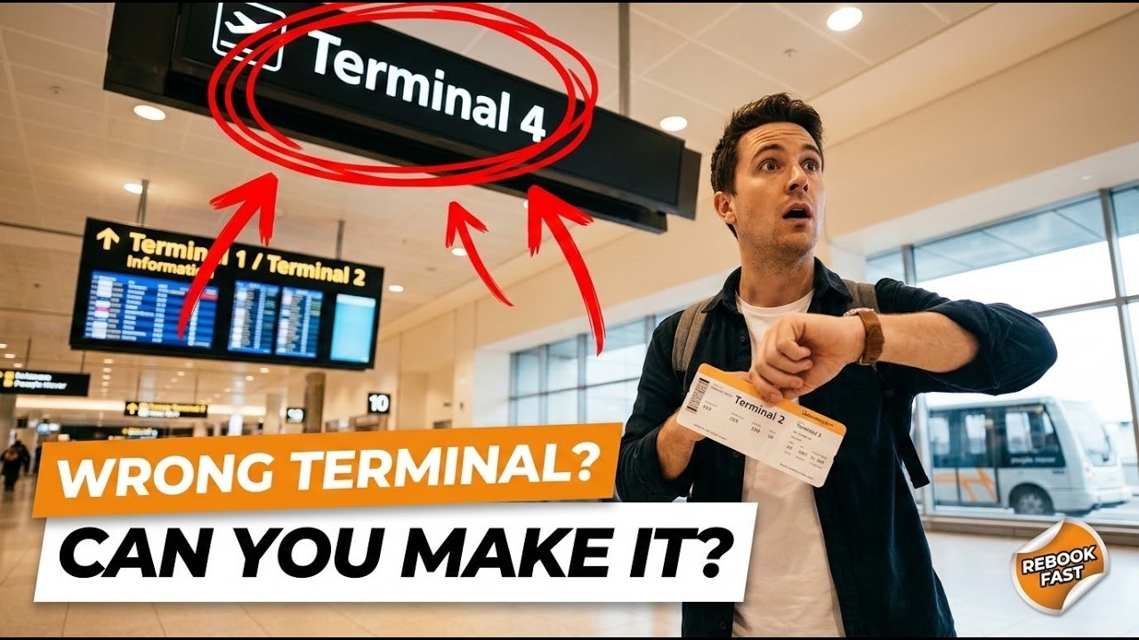 WRONG TERMINAL? 7 Smart Steps If You Can't Make Your Flight &mdash; Rebook Fast