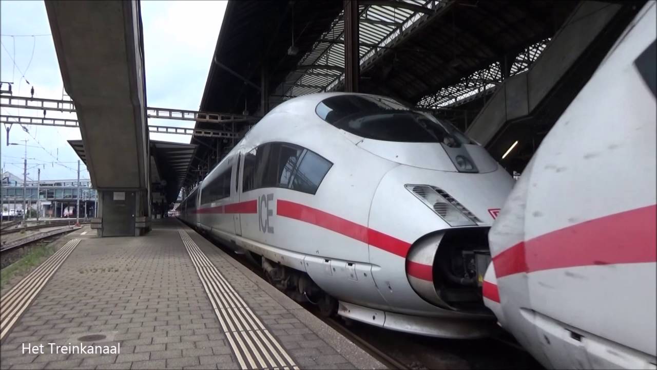 2x DB ICE 3 vertrekt van Basel SBB!