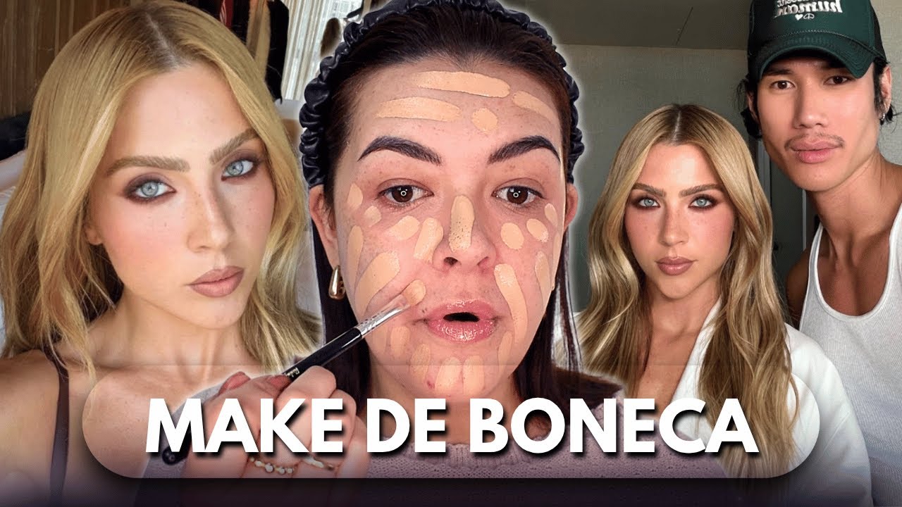Tutorial Raiz: MAQUIAGEM DE BONECA | Aprenda a se maquiar | Make da Jade Picon by Patric Ta