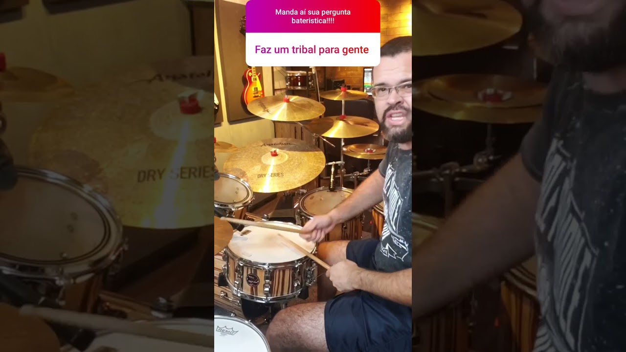 Tribal fácil na Bateria