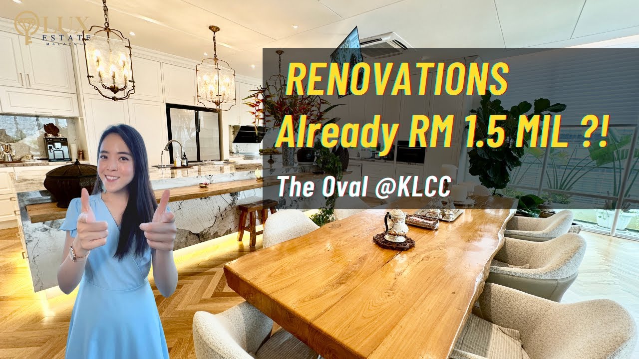 Renovations already cost 1.5mil ?? The Oval @ KLCC with nice million dollar Twin Tower view !