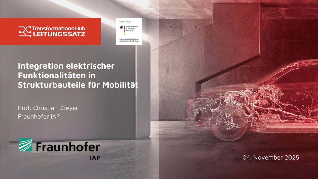 7. Trendausblick: Integration elektrischer Funktionalitäten in Strukturbauteile für Mobilität