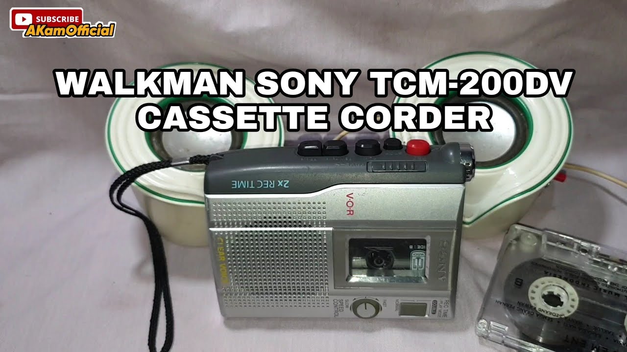 Review Walkman Sony TCM - 200DV Cassette Corder