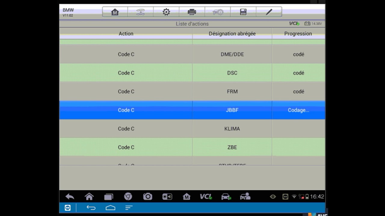 Ms908 Pro programmation VTG  en ligne sur BMW X5 E70