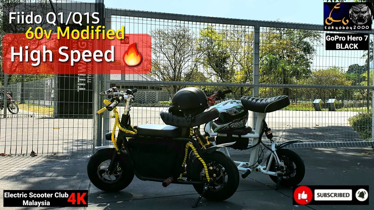 Fiido Q1/Q1S / 60v Modified High Speed Test Riding !/ At Titiwangsa Area /GoPro Hero 7 Black /4K