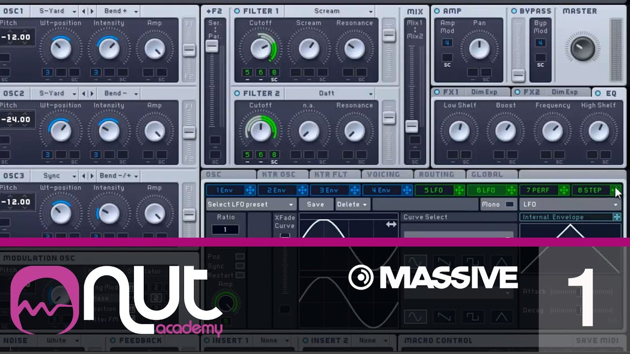 Massive Tutorial pt 1/3 con Enrico Cosimi @ Nut Academy