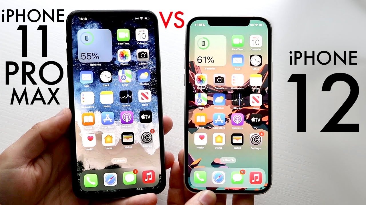 iPhone 11 Pro Max против iPhone 12 в 2022 году! (Сравнение) (Обзор)