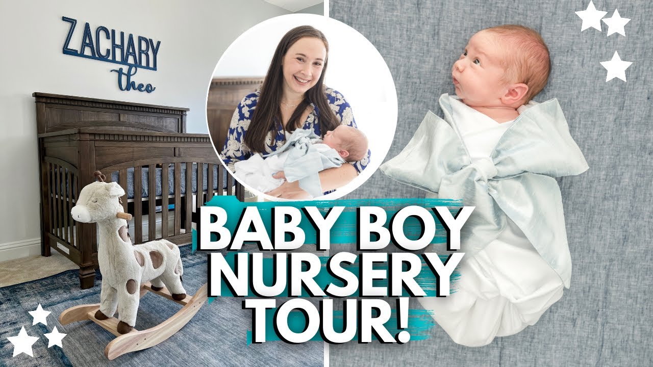 BABY BOY NURSERY TOUR! SIMPLE & CLASSIC NURSERY DESIGN