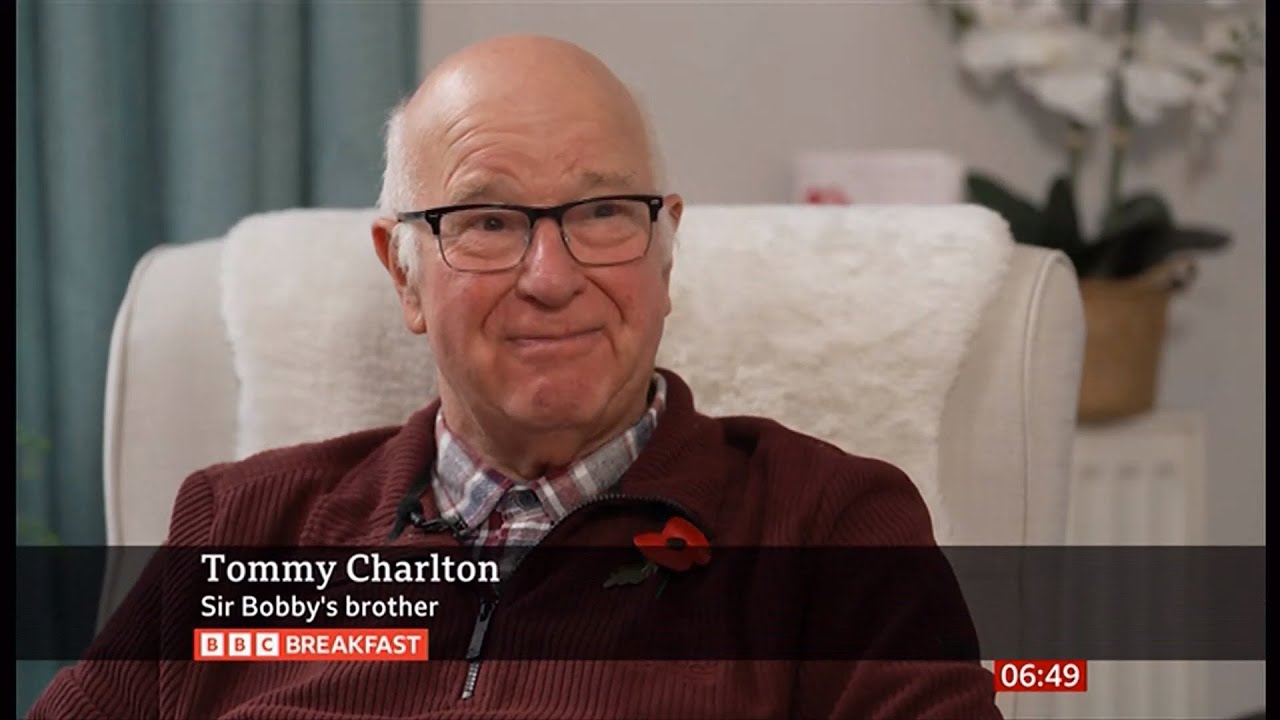 Tommy Charlton on his big brother Bobby, football and more (3) (UK) 13/Nov/2023