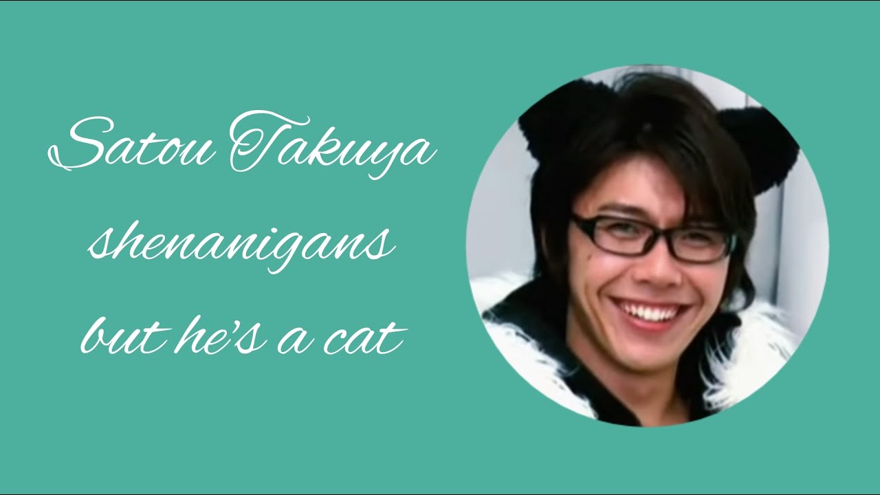 Satou Takuya shenanigans but he's a cat [REUPLOAD]