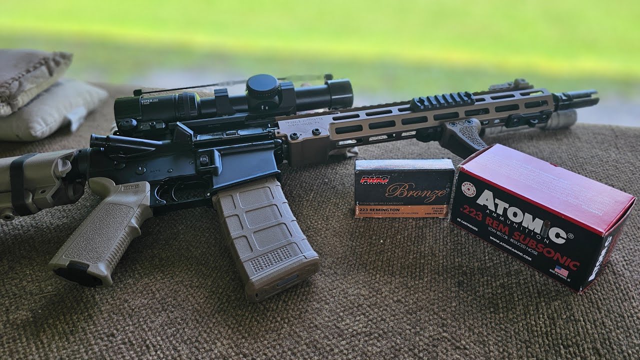 DANGEROUS! ATOMIC SUBSONIC AMMO .223 for your AR15 or .223 long rifle. The truth about what you get!