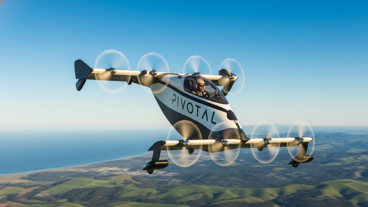 Pivotal Helix: персональный eVTOL за 190 000 долларов (лицензия не требуется)