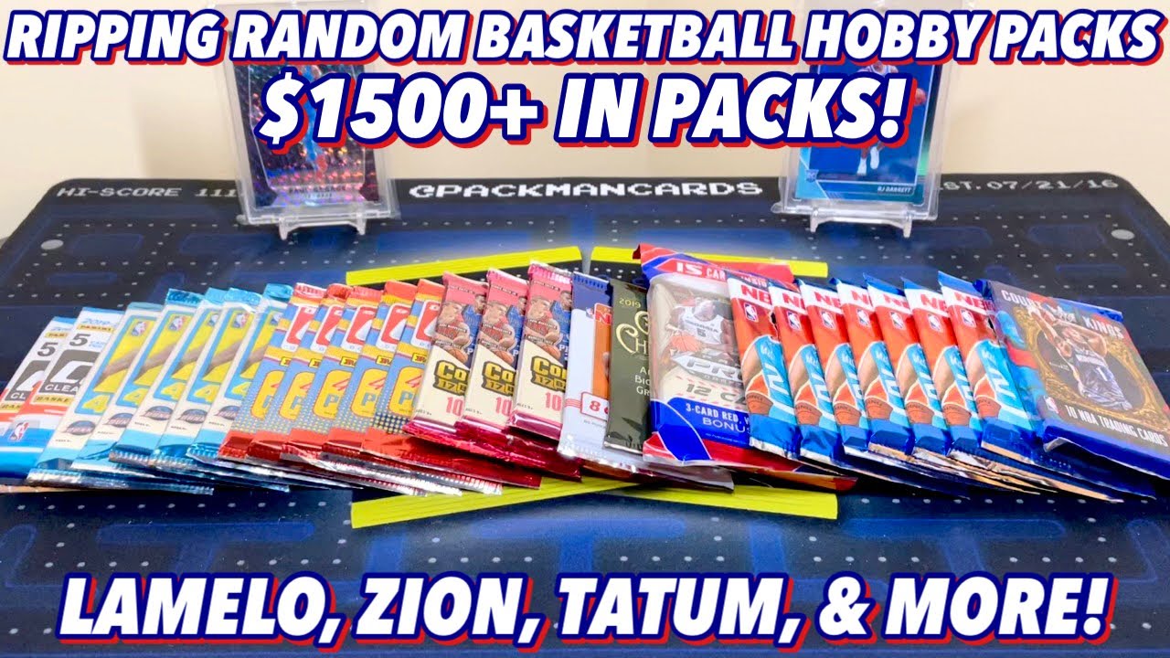 *OPENING $1500+ IN PACKS! LAMELO, ZION, & TATUM!* RANDOM BASKETBALL SPORTS CARD HOBBY PACK OPENING