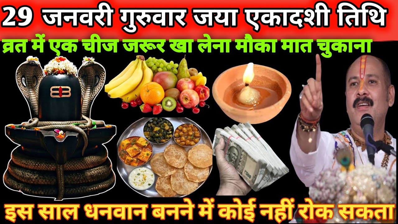 29 जनवरी गुरुवार जया एकादशी तिथि के दिन एक चीज जरूर खा लेना मौका मात चुकाना🙏🔱#upay#shiv#upay#shiv 