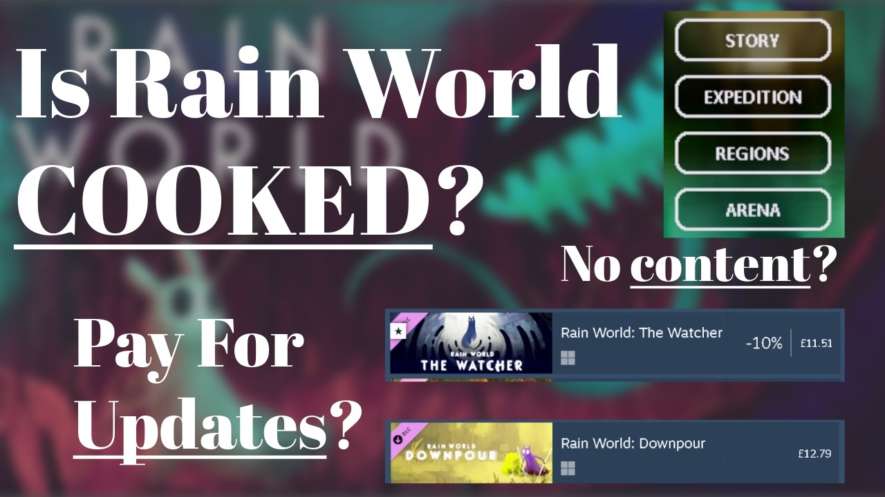 My humble opinion on the current state of rain world as a whole