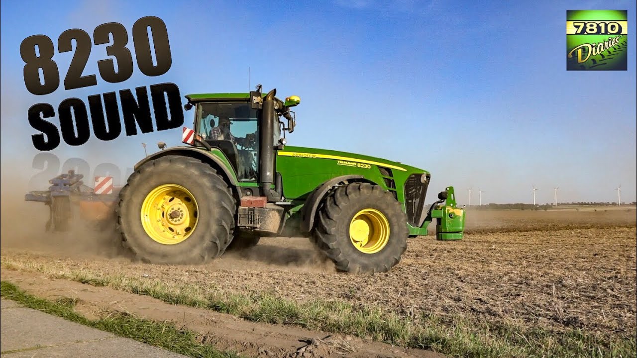 John Deere 8230 + TAURUS S-600 - pure SOUND (60FPS)