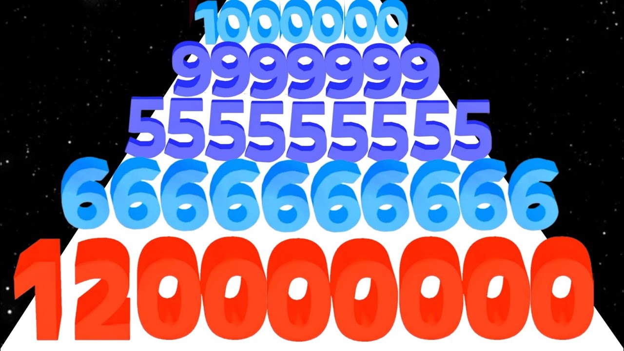 Merge Number Run Master (vs) Infinity Run: 2048 Jelly Cubes - ASMR Gameplay