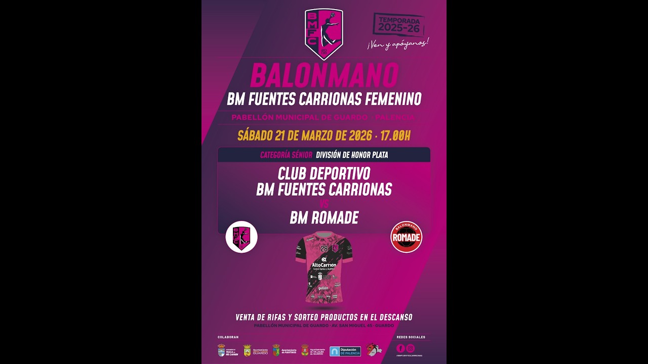 SENIOR - CLUB DEPORTIVO BALONMANO FUENTES CARRIONAS vs ROMADE